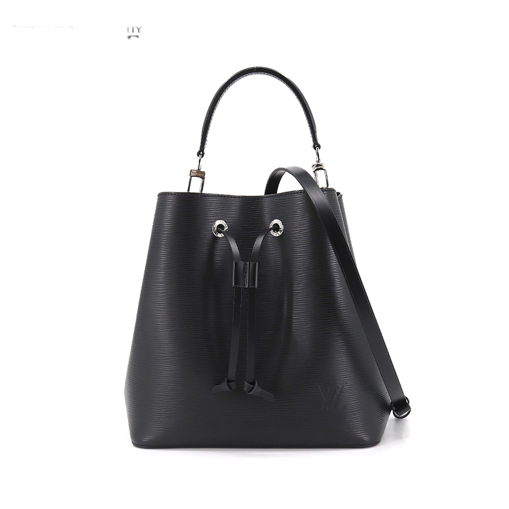 Louis Vuitton Epi NeoNoe 2 Way Shoulder Bag Leather Noir